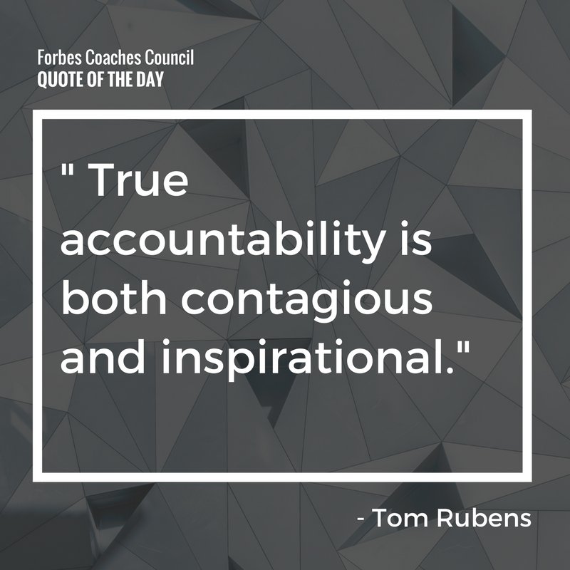 ForbesCoaches's tweet image. Member @Accountable731 on the importance of accountability in leadership #WednesdayWisdom