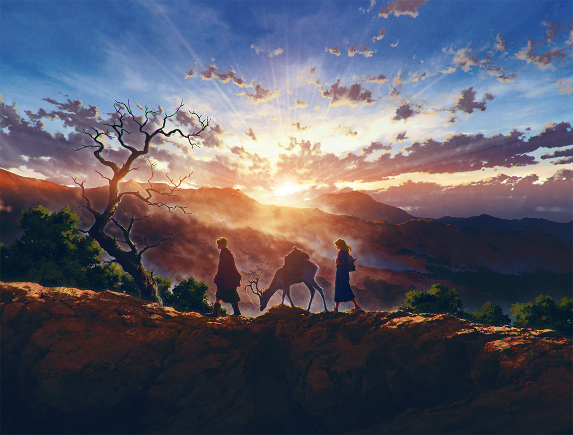 Mocha ネオケット B 11 M3情報 このイラストは清水嶺さんの新アルバム A New Sunrise のジャケットイラストで使っていただいております ケルト系楽器を用いた民族音楽とのことです 詳細はこちら T Co 6tpfeplc M3秋 10 29