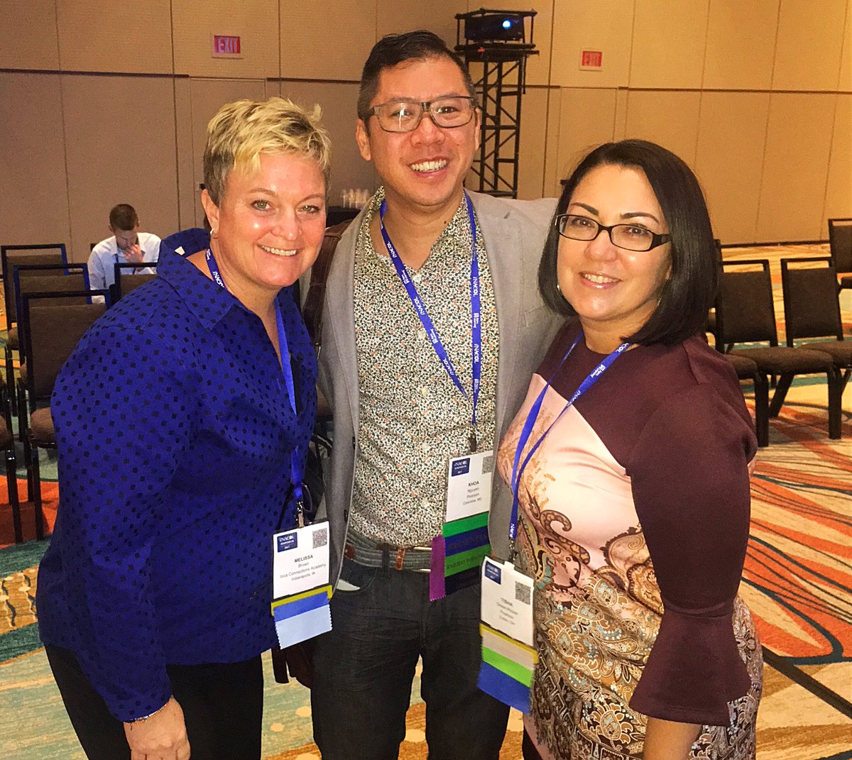 MBrownINCA1's tweet photo. Great panel discussion with passionate colleagues at #iNACOL17 #connectionsacad https://t.co/1nBzJZ5xa5