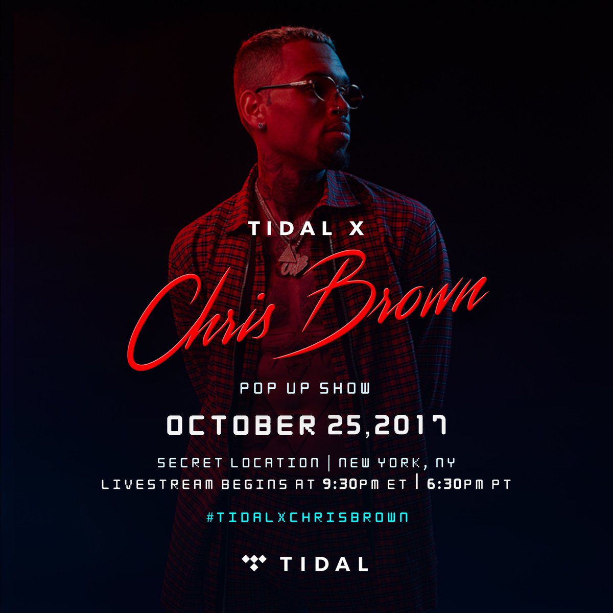 chrisbrown's tweet photo. #TeamBreezy! You can watch my exclusive #NYC pop-up show on https://t.co/sPraPmDUAl via livestream tonight! 💔🌕 https://t.co/clUeX4QFE1