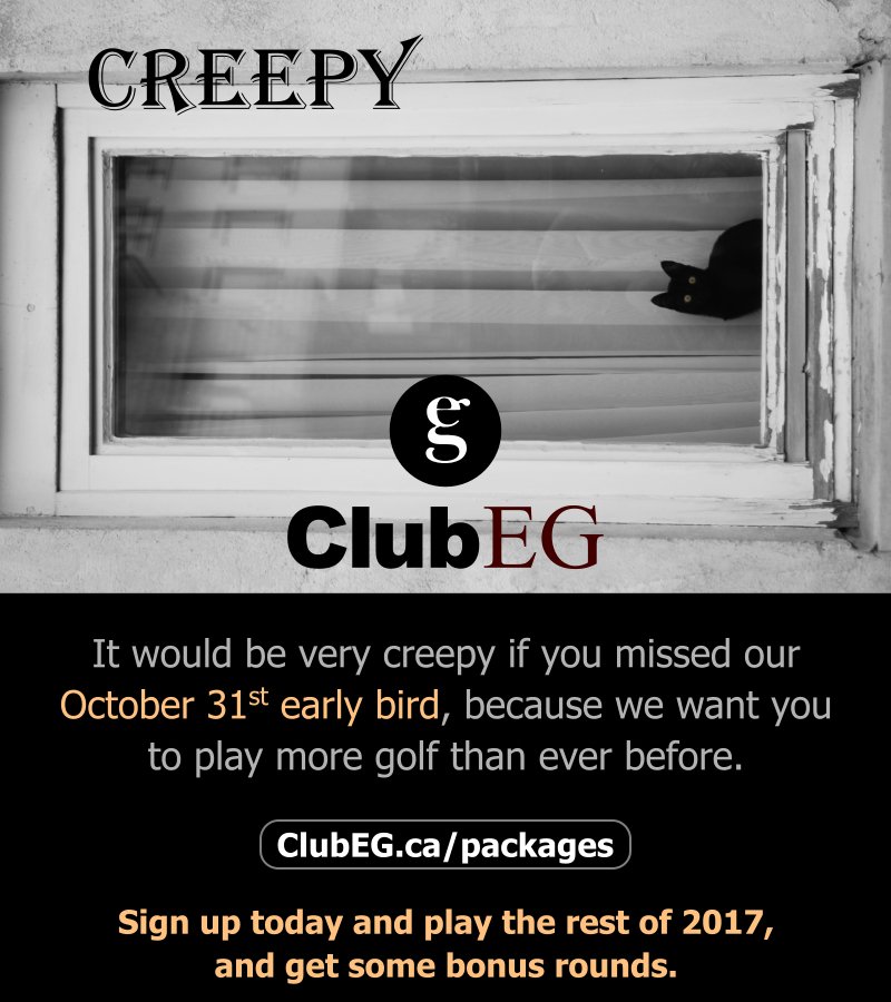 ClubEG_golf's tweet photo. Tuesday is our early bird deadline. Contact @darcyjjenkins at 613-274-7393 to set yourself up. #FallGolfRocks! https://t.co/QXyCNsaiuR https://t.co/ixwpDDz5lh