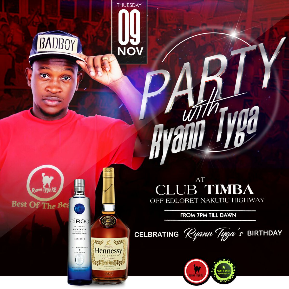 tygatrendsetter's tweet photo. #November #birthdaymonth #partywithRyannTyga at #clubtimba #eldoret #birthdayparty https://t.co/nXNUDOJm8f