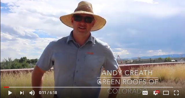 DenverGreenRoof's tweet photo. Thank you #AndyCreath for supporting #DenverGreenRoof Initiative. Check out the video~> https://t.co/3DnqWyxX0C and #VoteYes on #I300! https://t.co/jN3zkDeUbq