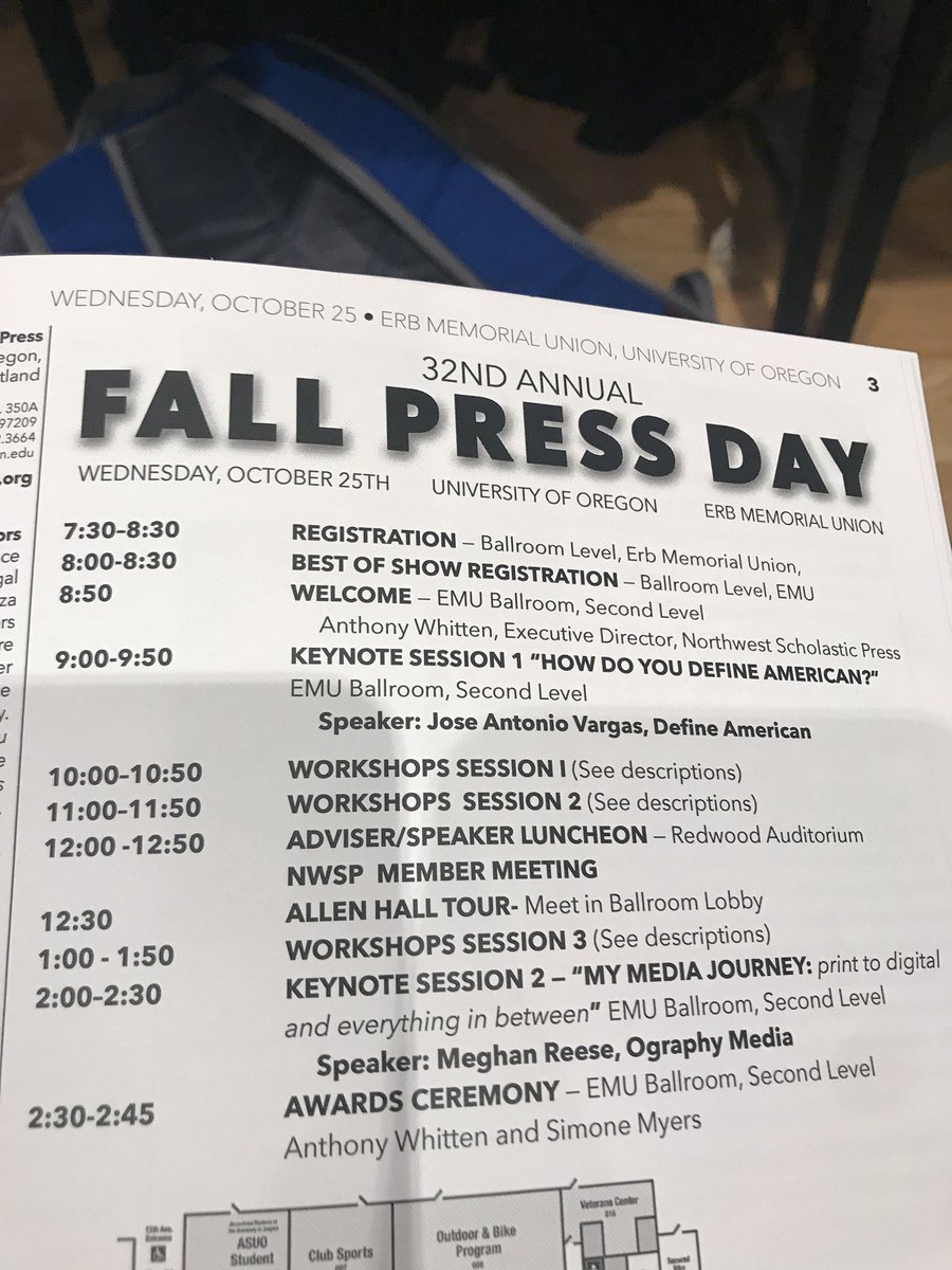 CadenKesselring's tweet photo. Oregon University Fall Press Day #fpd2017 https://t.co/5uHxTlfUxm