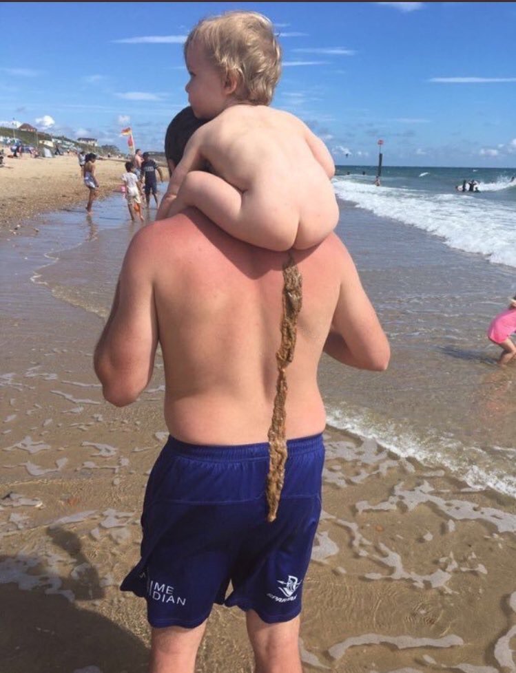 "you think you're having a shitty day, imagine being this dad" ®