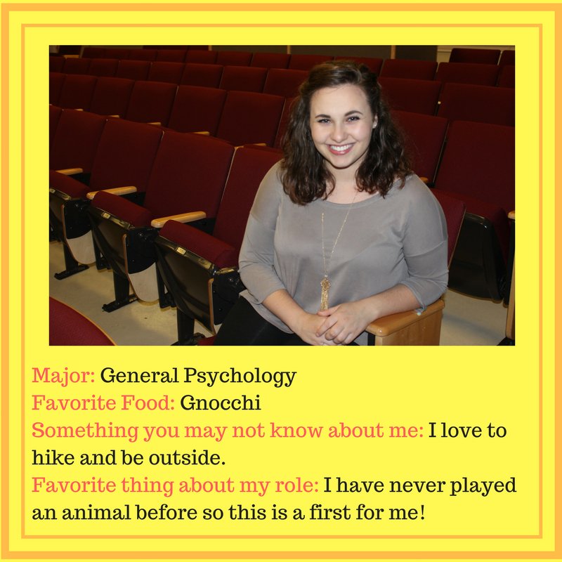 Bay_Path's tweet photo. See Megan Fabiano ‘19 as the Cowardly Lion in The Wizard of Oz 11/9-11/12! https://t.co/nmLH9mSRhw! #TheresNoPlaceLikeBPU #BPUPerforms https://t.co/tRrUsSREQL