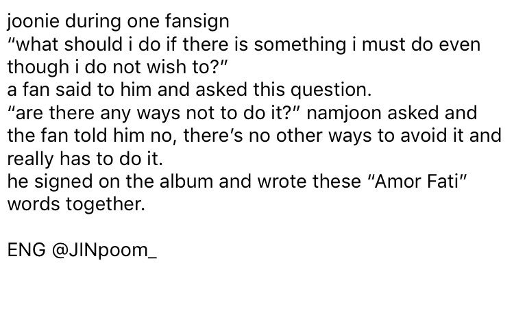 JINpoom_'s tweet photo. namjoon signed this during wings fansign.. Amor Fati.

😱
#RAPMONSTER #랩몬스터 #NAMJOON #남준
©yonaxiaojie https://t.co/1EimcQYafn