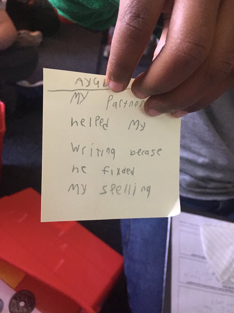 OdeenTeach's tweet photo. Partner revising! โHow did your partnership help your writing today?โ ๐ค #peerrevising #writersworkshop #lwpawpride @LWNKCSD https://t.co/kg9KtzuBzt
