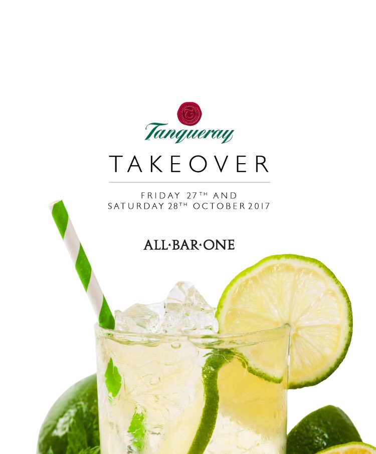 ChesterABO's tweet photo. Only 2 days until our Tanqueray take over weekend! We're so excited! 🍸🎉💃 #gin #tanqueray #takeover #allbarone #chester https://t.co/SwVTYFTaiV
