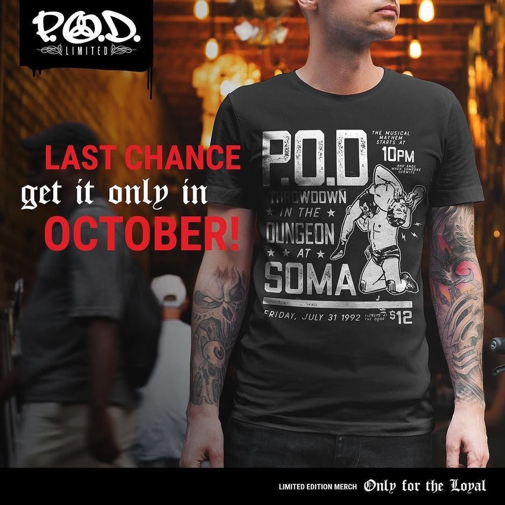 MarcosCuriel's tweet photo. October is almost over. @pod #limitedmerch #limitededition Be sure to get yours ! Link is in bio #podfans #onlyth… https://t.co/VyWwzdCE5K https://t.co/OBbXNspq87