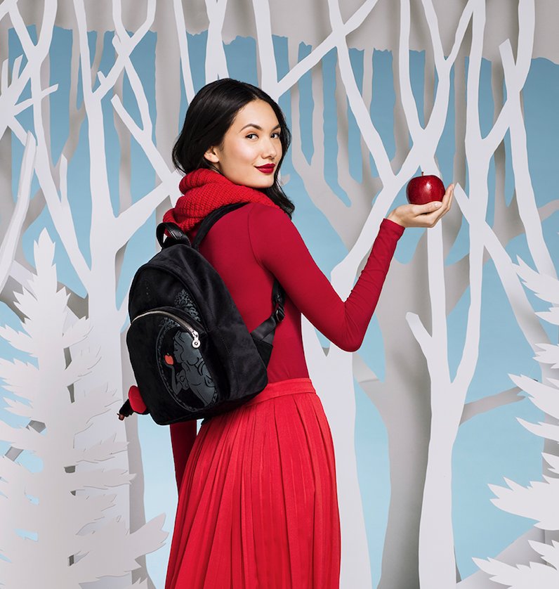kipling snow white backpack