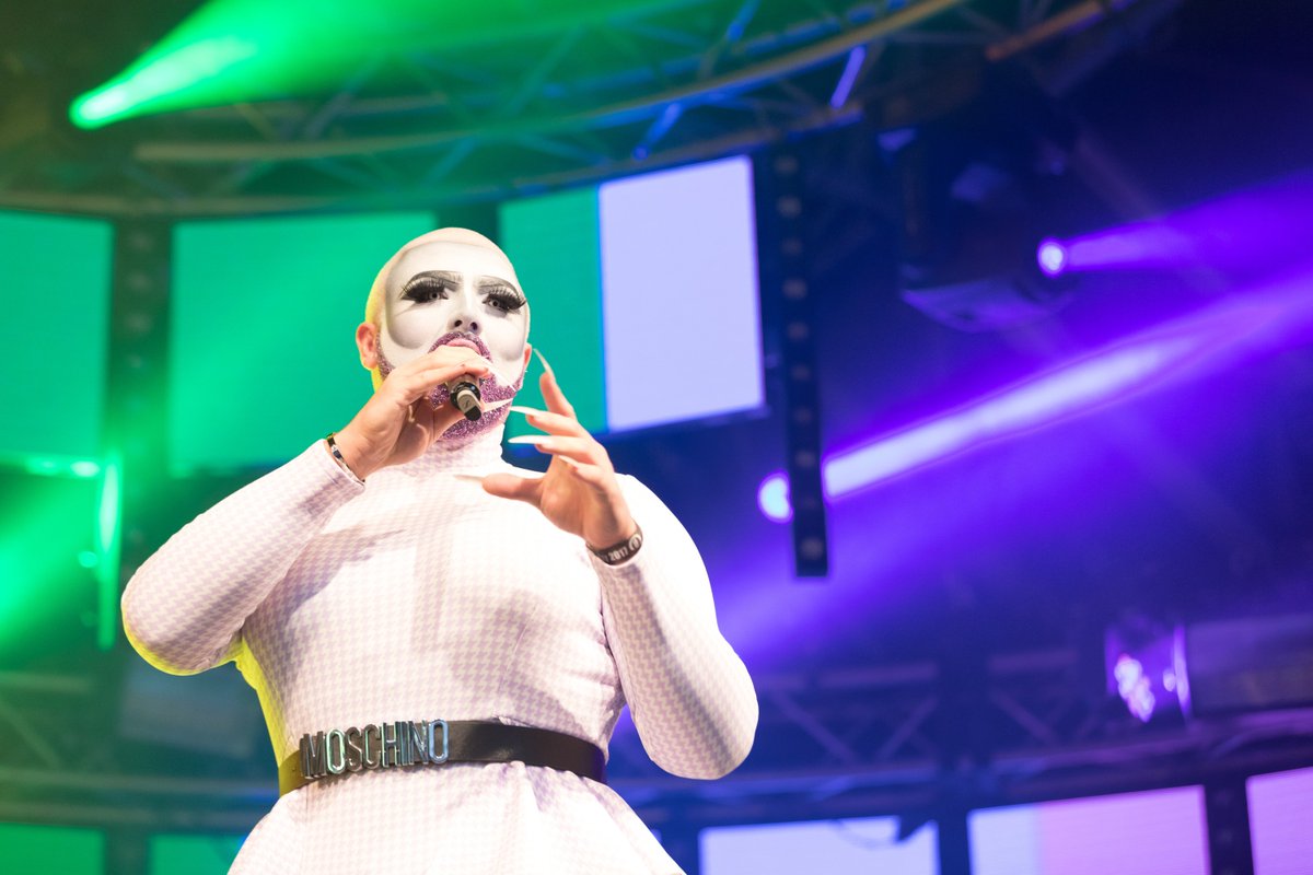 The fantastic <a href="/thedannybeard/">Danny Beard 🤡</a> at The Big Weekend this year! 💃💅🏻