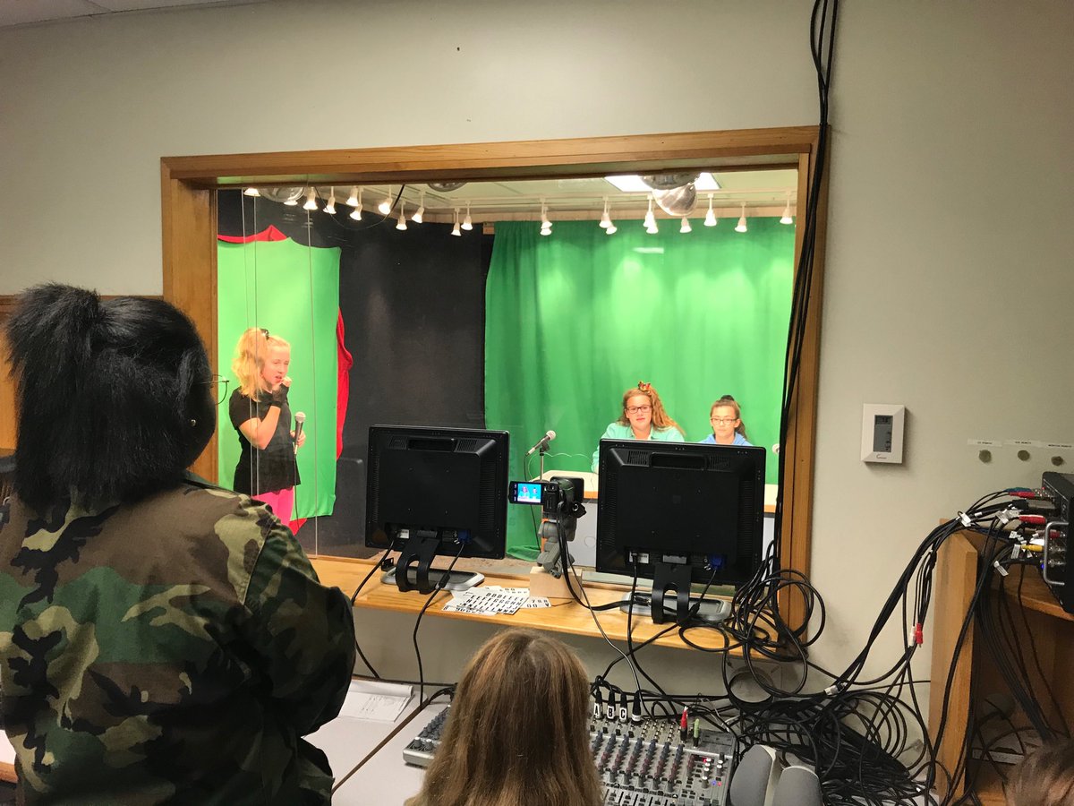 a_gerhart's tweet photo. Behind the scenes of SMS live. #YourSalisbury https://t.co/VDopW0Lkhn