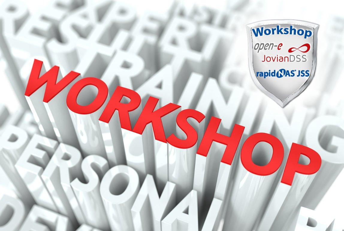 storagesoftware's tweet photo. Free #workshop in Munich! Register for N-TEC's event about rapidNAS JSS with Open-E JovianDSS on Oct 25, 2017: https://t.co/VXtICQOtgq https://t.co/3lSO6EWJFw