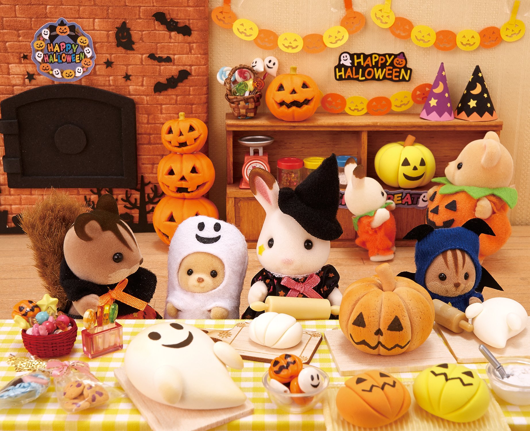 sylvanian family halloween set
