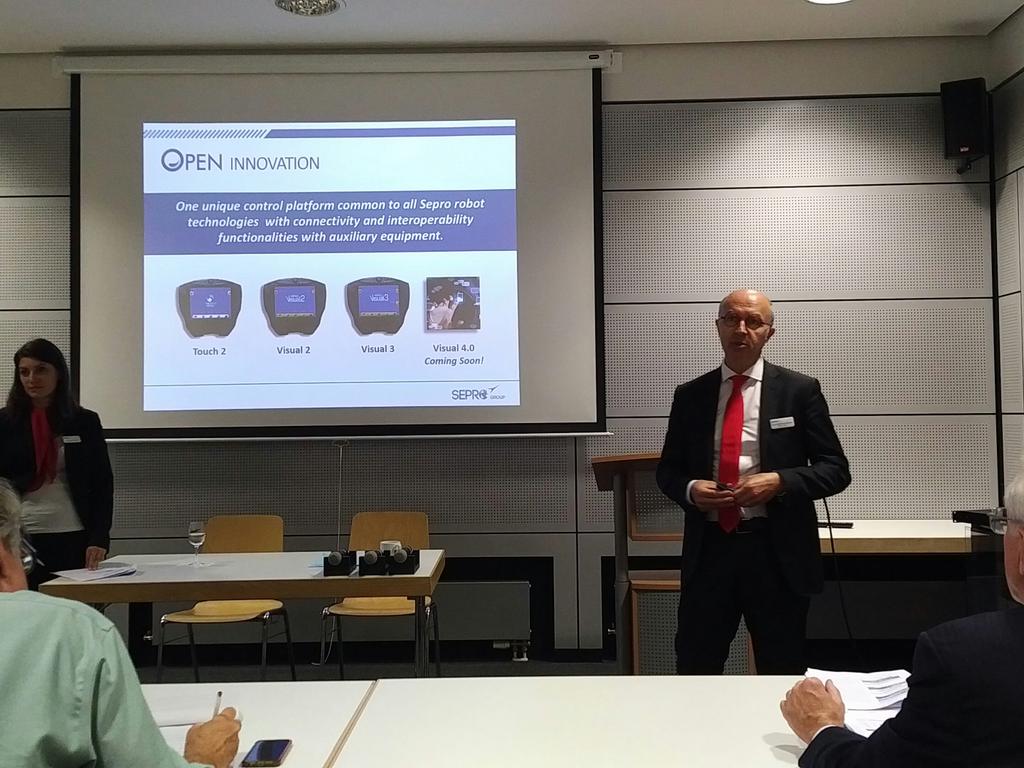 tecnoedizioni1's tweet image. &apos;The future is Open 4.0&apos; Mr Renaudeau ceo of #sepro #tecnoplast #openintegration