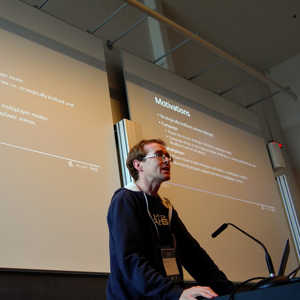 Derek Fagan describes the workings of the Commander AI of Halo Wars 2. #gain17