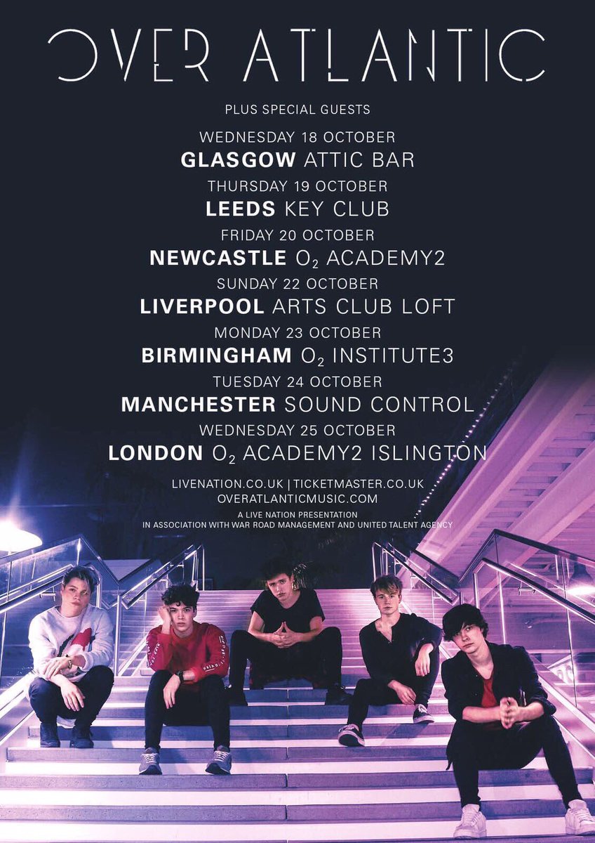 OverAtlantic365's tweet photo. @Over_Atlantic I hope you all have the best time on tour, good luck and go smash it like always ❤️ lotta love and see you in London https://t.co/BwtvSR5tAQ
