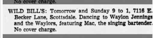 ol_waymore's tweet photo. On This Day: October 18, 1963 we played at Wild Bill’s in Scottsdale,AZ https://t.co/IUQuN5NGNZ