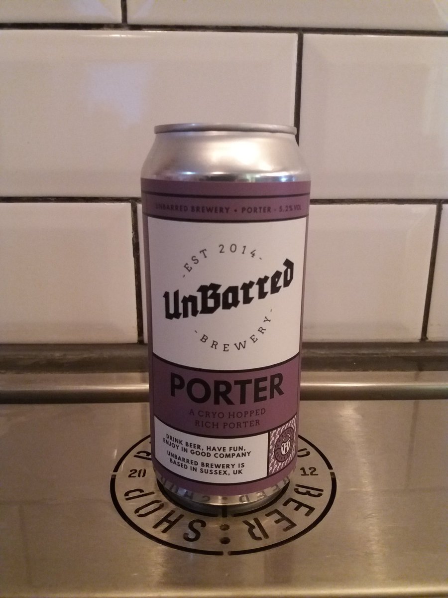 BeerShop_HQ's tweet photo. NEW IN STOCK @UnBarredBrewery #corebeers #sessionable #StAlbans https://t.co/fc46xdX90K