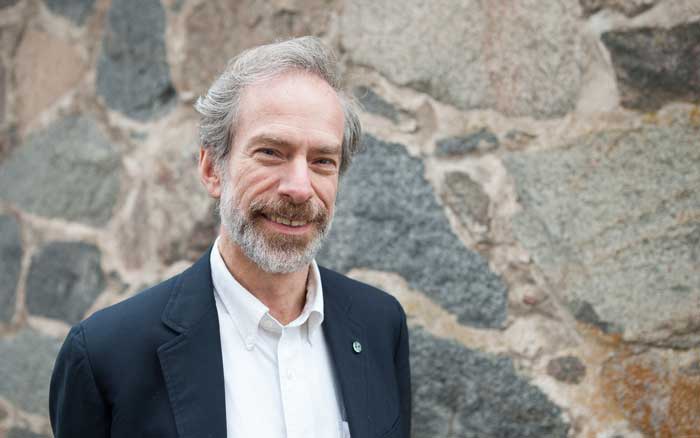 Kevin Bishop, vicerektor vid SLU med ansvar för fortlöpande miljöanalys och professor vid institutionen för vatten och miljö, har tilldelats 2017 års Rossbypris. Foto: Jenny Svennås-Gillner, SLU.