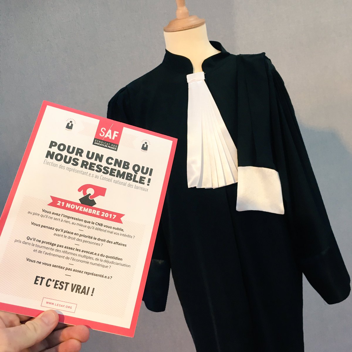 Rdv à @ConvNatAvocats à #bordeaux sur le stand du <a href="/syndicatavocats/">Syndicat des avocat-es de France</a> pour rencontrer leurs candidats au #cnb
