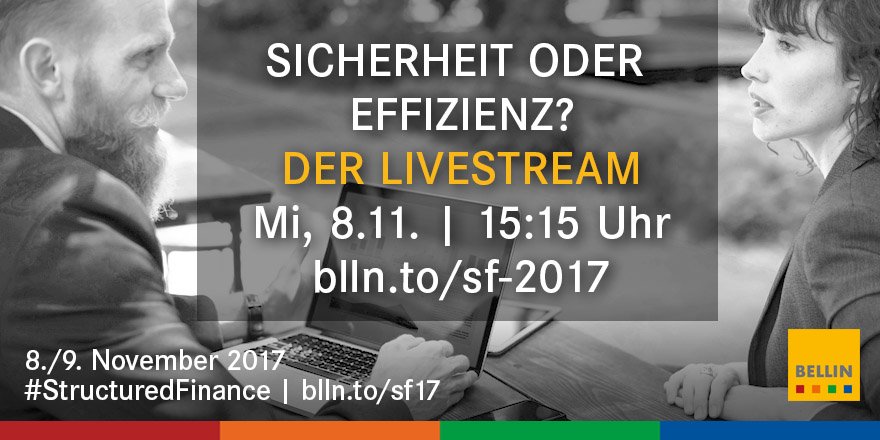 BELLIN_de's tweet photo. Heute in 3 Wochen beginnt die #StructuredFinance in Stuttgart und beschließt die Messesaison. Das haben wir für Sie: https://t.co/kFuZbk4zv3 https://t.co/ufLT9UpEi5