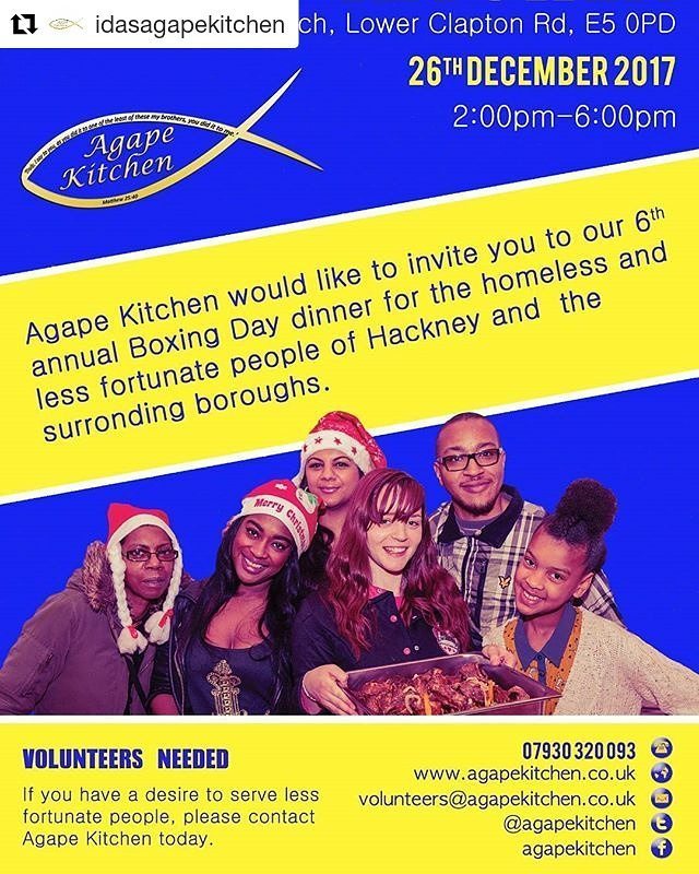bbGmultimedia's tweet photo. #Repost @idasagapekitchen ・・・
Well be back at St John Hackney Church sharing Agape love with Homeless and less for… https://t.co/Y4DZdoOKiD https://t.co/KupR5f7Ewn