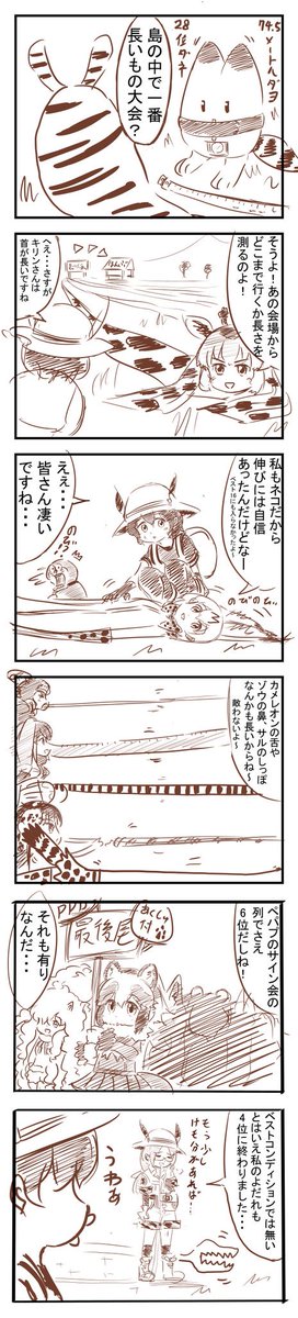 少し長くなってしまいました
　#けものフレンズ 