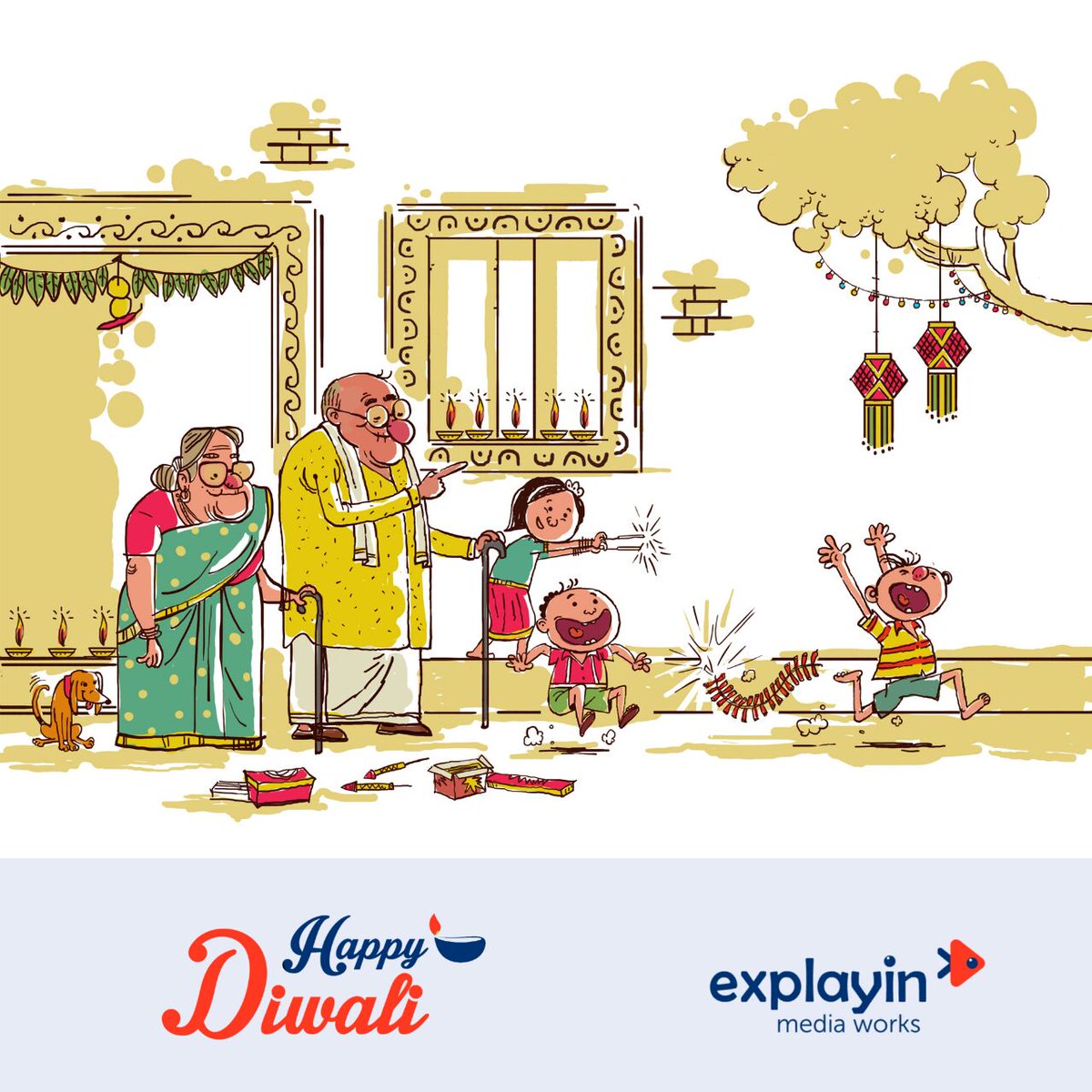 explayin's tweet photo. A festival full of sweet childhood memories!
Happy Diwali! 😀 https://t.co/ZkqYWkgwIv