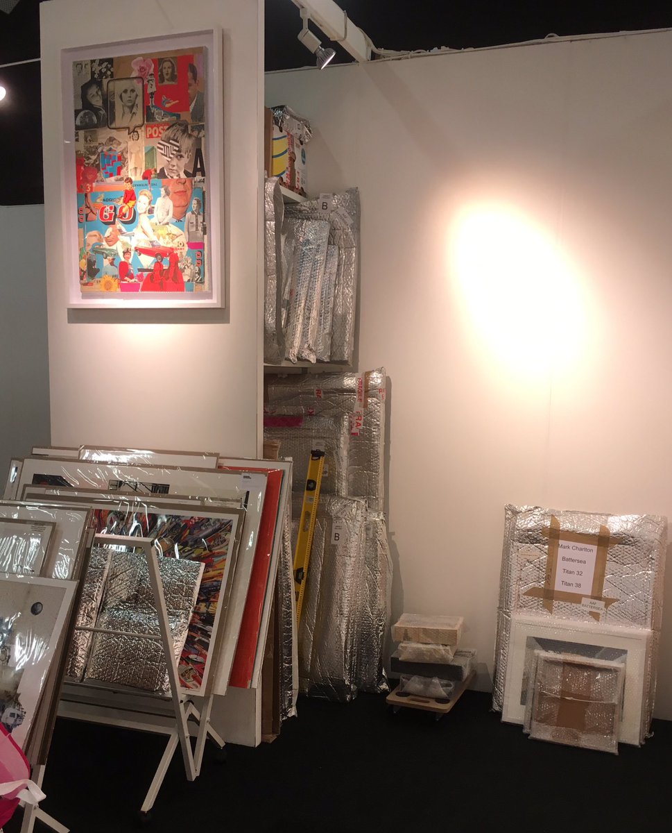 libertygallery's tweet image. Setting up at The AAF Battersea for the private view tonight! Great neighbour's in @modernartbuyer @SmithsonGallery @CuriousDuke
