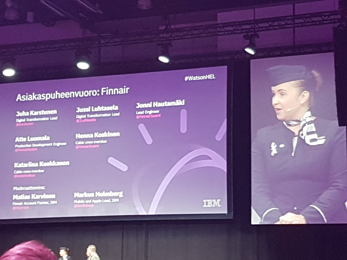 riiuli's tweet image. When co-creating services with personnel, there is no resistance to change but instead motivated action @FinnairSuomi #WatsonHEL #Digitalist