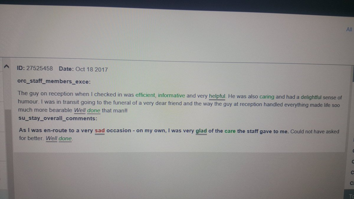 Another raving review about Sam, well done 😀😀 <a href="/OswestryPI/">Oswestry PI</a> <a href="/sarahcrowther7/">sarah crowther</a> <a href="/Welshy1992/">Sam</a>  <a href="/paulallancurtis/">Paul Curtis 💙</a> @louorritt50 <a href="/placemadebyyou/">A Place Made By You</a>