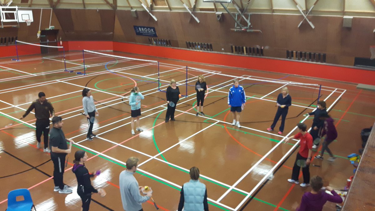 Great to have 14 schools at <a href="/InspireSuffolk/">Inspire</a> learning how to teach #badminton in PE lessons 🏸🏸