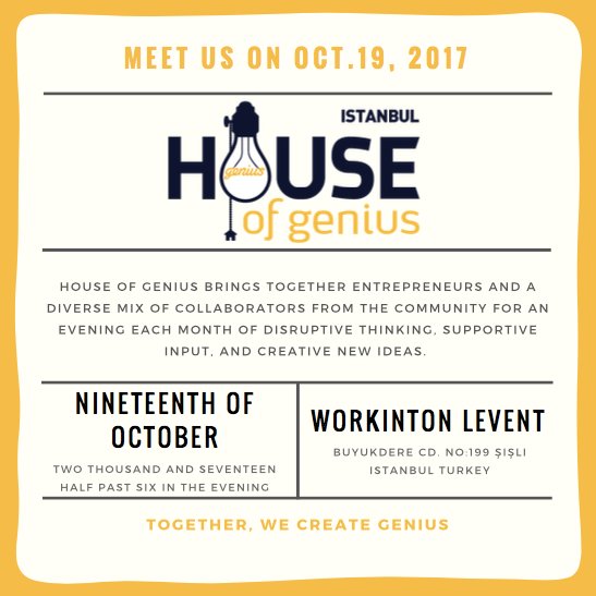 House of Genius TR tweet media