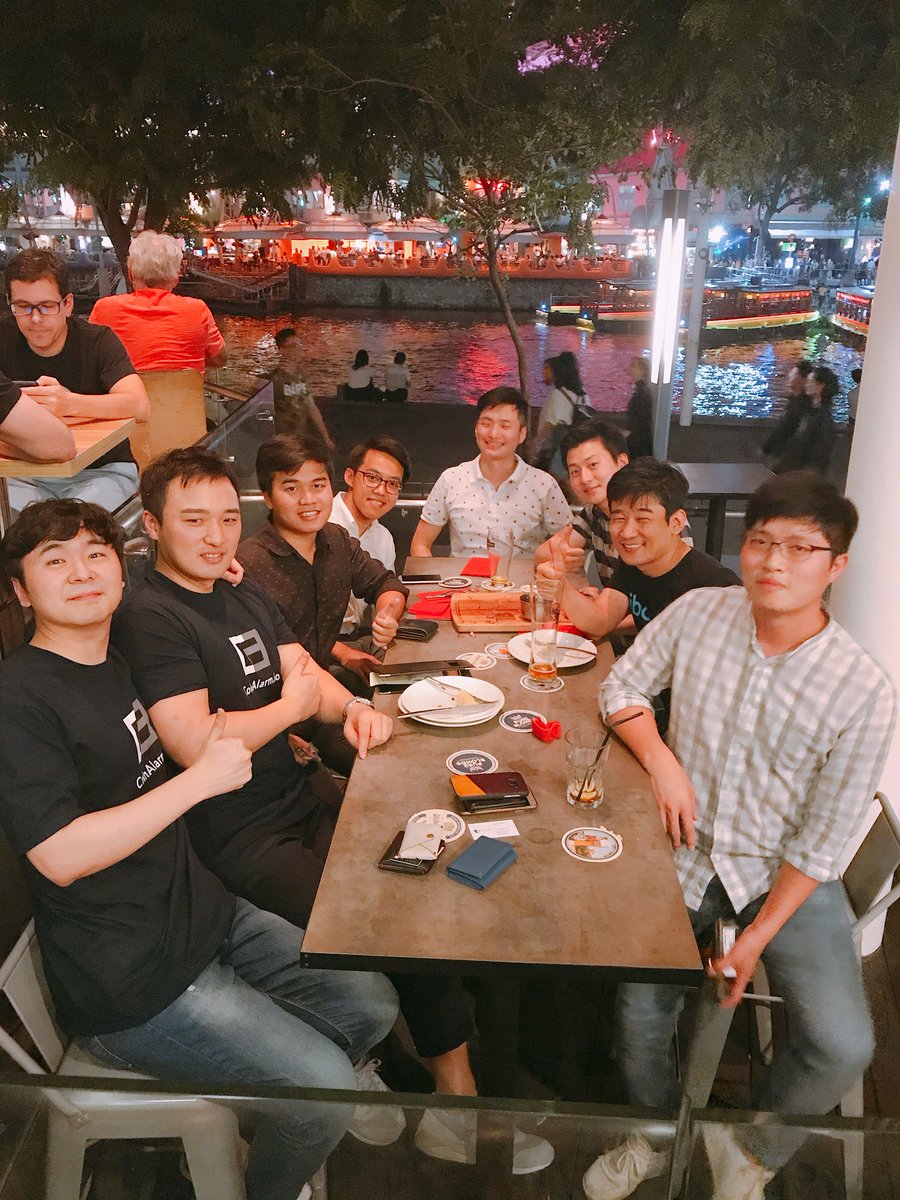 coinmanager_io's tweet photo. Having a really great time here. Looking forward to next day’s meetups :) #CoinAlarm #Singapore #KyberNetwork #Signum #Bluzelle #Lattice80 https://t.co/8o2UaqggOW