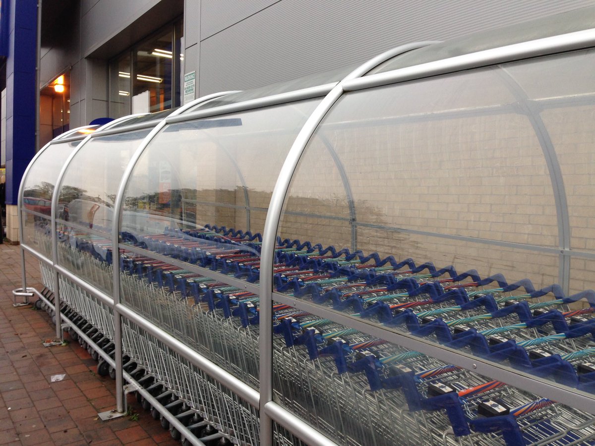 AveryWindows's tweet image. Cleaning trolley bays