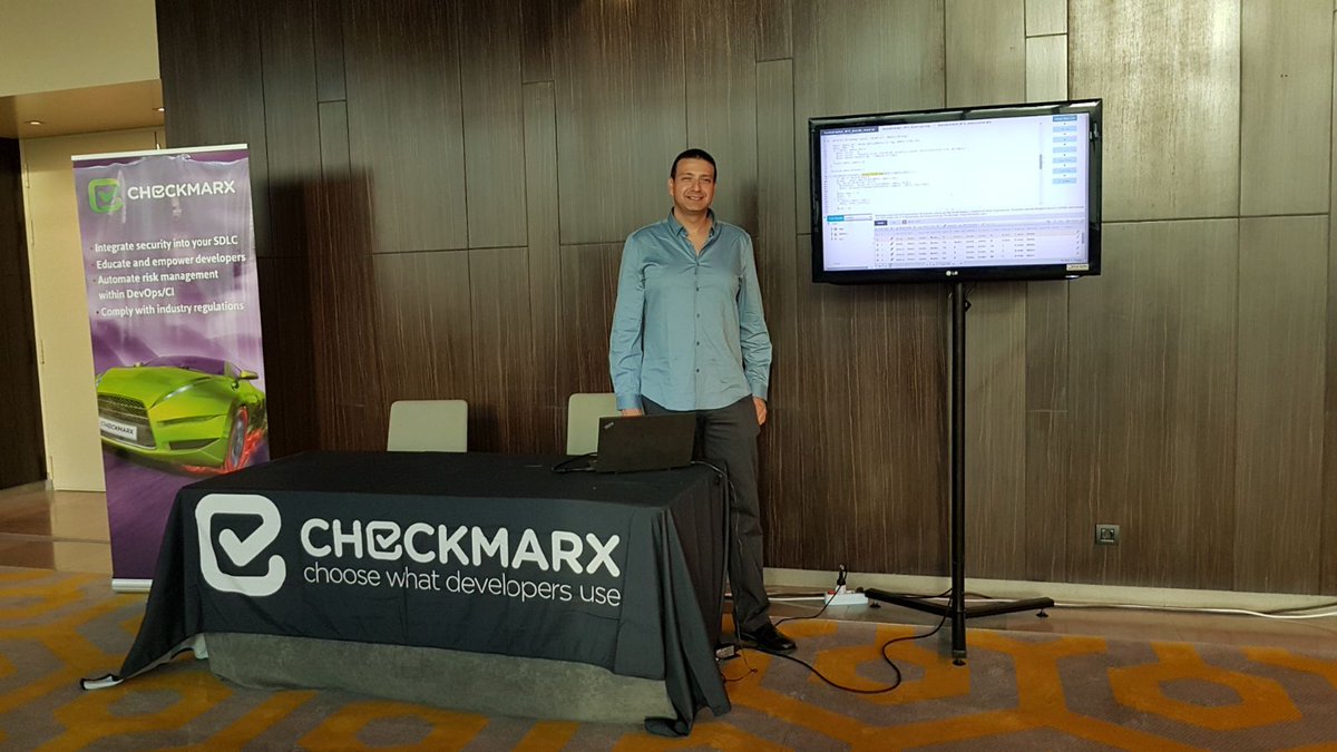 Checkmarx's tweet image. We&apos;re excited to be at @QuBitCon Belgrade today and tomorrow! Stop by and say hello to the team &amp;amp; win fun prizes! #QuBit2017