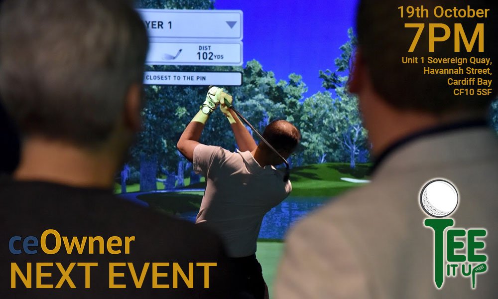 ceOwnerEvents's tweet photo. Our next event takes place tomorrow 7pm, at @teeitupcardiff ! If you would like to attend please R.S.V.P to amy@ceowner.co.uk ⛳️ #Cardiff https://t.co/qvQGtEYEjv