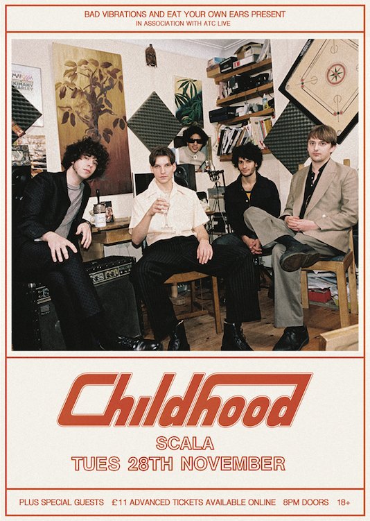 Here we go! <a href="/childhoodUK/">Childhood</a> taking over the EYOE Instagram today ahead of their <a href="/ScalaLondon/">Scala</a> show in Nov! Go follow 💃💃💃 instagram.com/eatyourownears