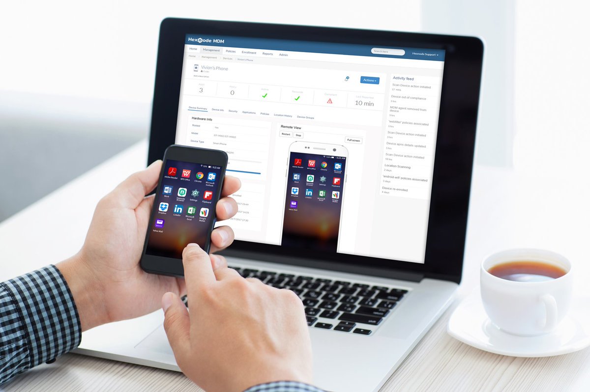 thehexnode's tweet image. Another addition to the cool feature set of Hexnode MDM: Remote view
#mdm #emm #androidmdm
hexnode.com/blogs/hexnode-…