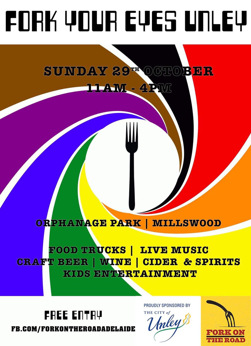 Season 5 of Fork kicking off Sunday week at Orphange Park in @cityofunley for lunch on Sunday 29 October <a href="/chrispicton/">CSN Solutions</a> <a href="/lachlan/">Lachlan Markay</a>.clyne @sneaky_pickle @daisyburgercatering @chimichurrigrill @cargocateringco @feistyfilomena @sookiilala_adl #foodtrucks #ichoosesa #adelaide