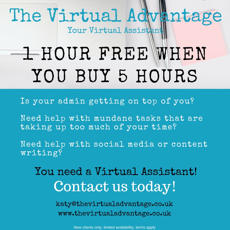 Looking for a #virtualassistant  Check out this fantastic offer! <a href="/topsmallbiz/">Top Small Business</a> @smallukbusiness #SmallBusiness