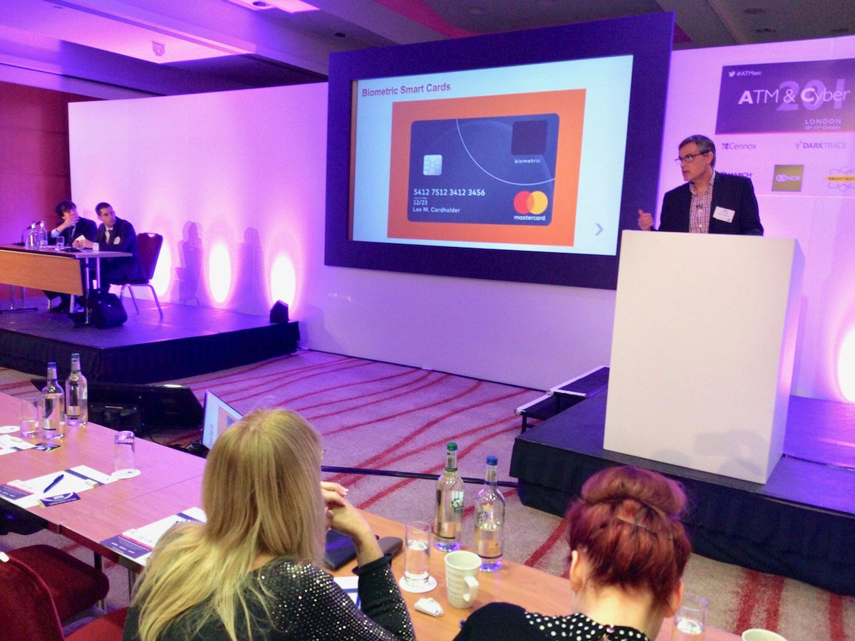 RBRDataServices's tweet photo. Thank you to Alan Goode MD of @goodeintel for great insights into #biometrics at #ATM & #CyberSecurity 2017! #ATMsec https://t.co/7xolnIa3c8