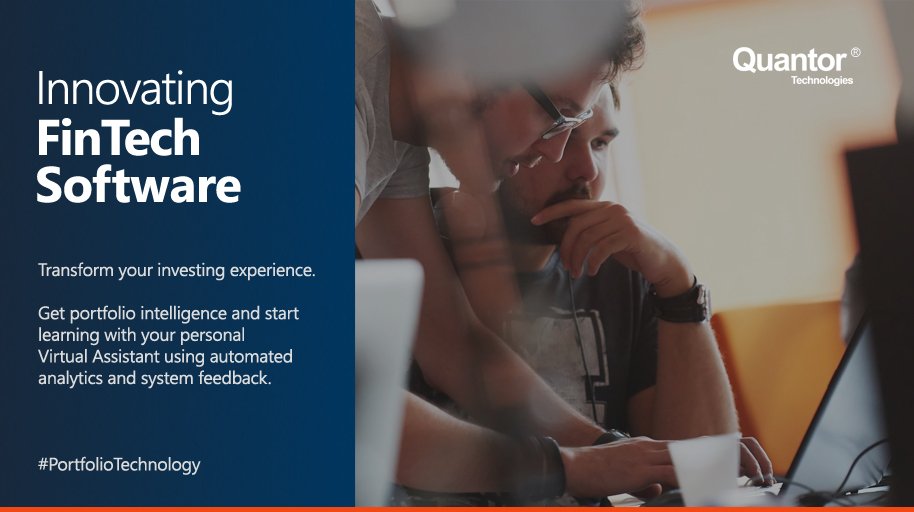 QuantorTech's tweet image. Transform your investing experience! Get #PortfolioIntelligence - uncover valuable insights with your #VirtualAssistant #PortfolioTechnology