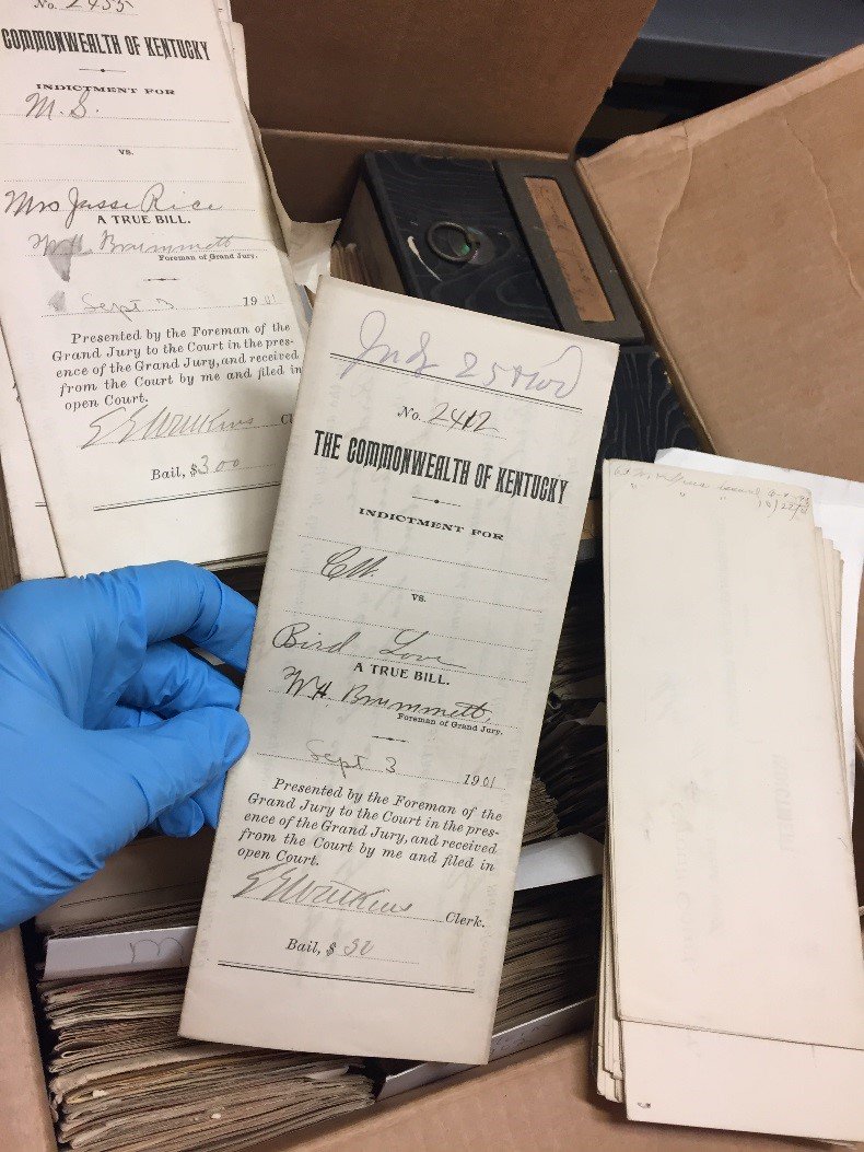KYStateArchives's tweet photo. You never know what you’ll find when searching for a criminal case #KDLA #KYArchivesTakeover https://t.co/4VZiPU2QkA