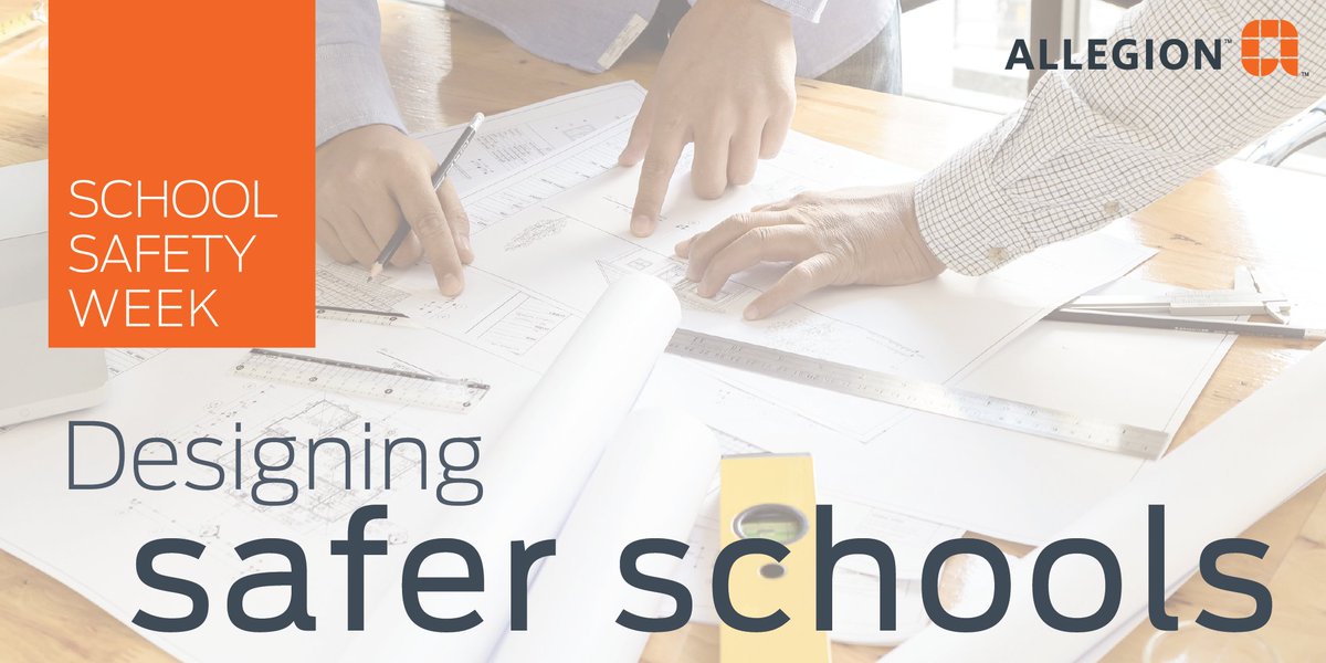 AllegionUS's tweet photo. Architects make a big impact on #schoolsafety through these design techniques. View our e-book for more info: https://t.co/mrbTJEkG9f https://t.co/yk4x76e0DZ