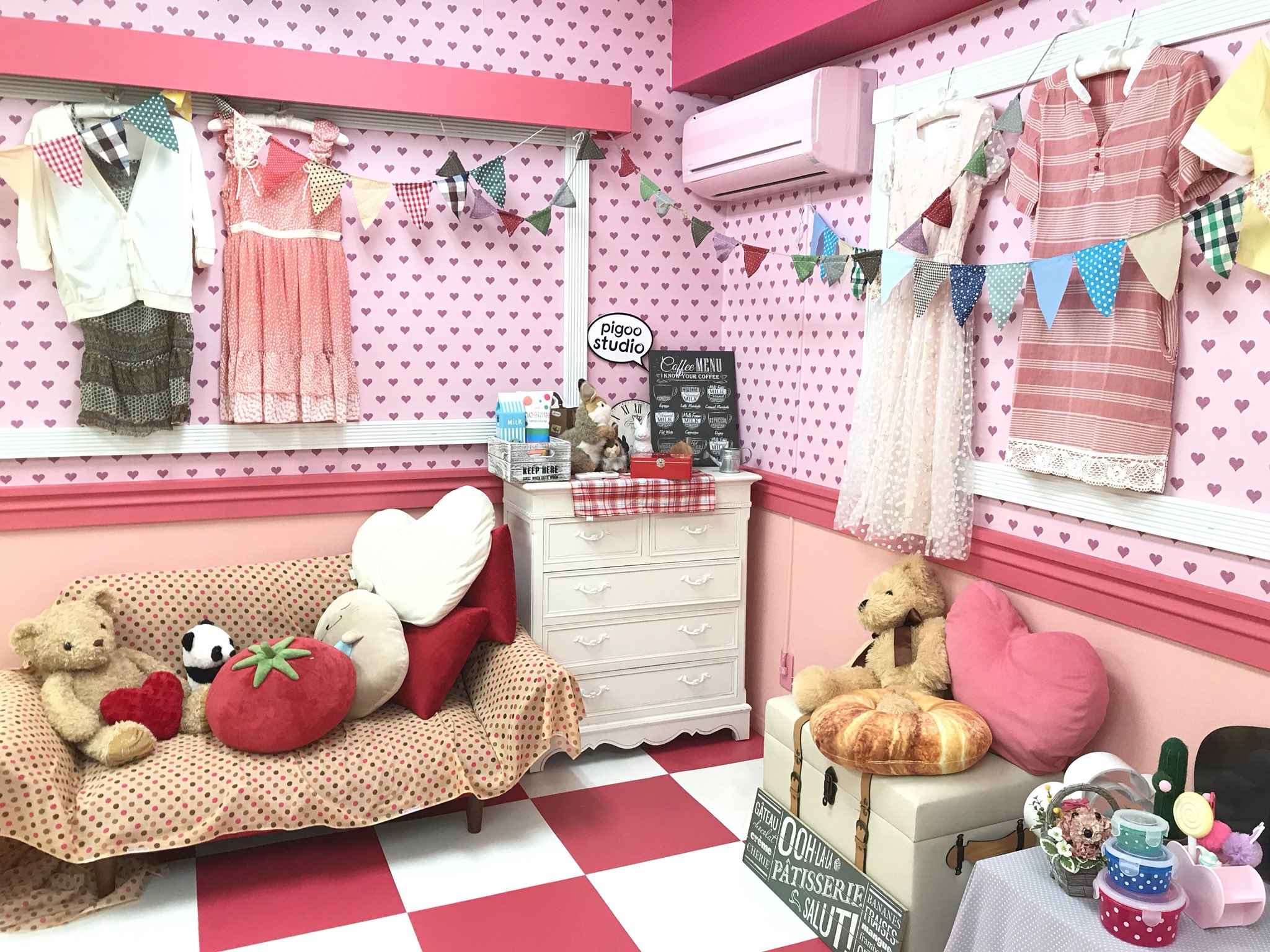 Pigooスタジオ A Twitter Pigooスタジオに可愛い女の子部屋ができました T Co Mxv7l51fto Twitter