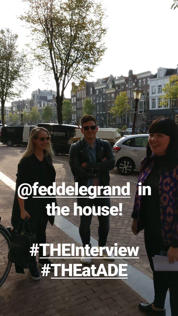 TheMusicEss's tweet photo. Interview time with @feddelegrand !
Follow us on @instagram - @themusicessentials
#THEatADE #ADE2017 https://t.co/EIReAmDfnm