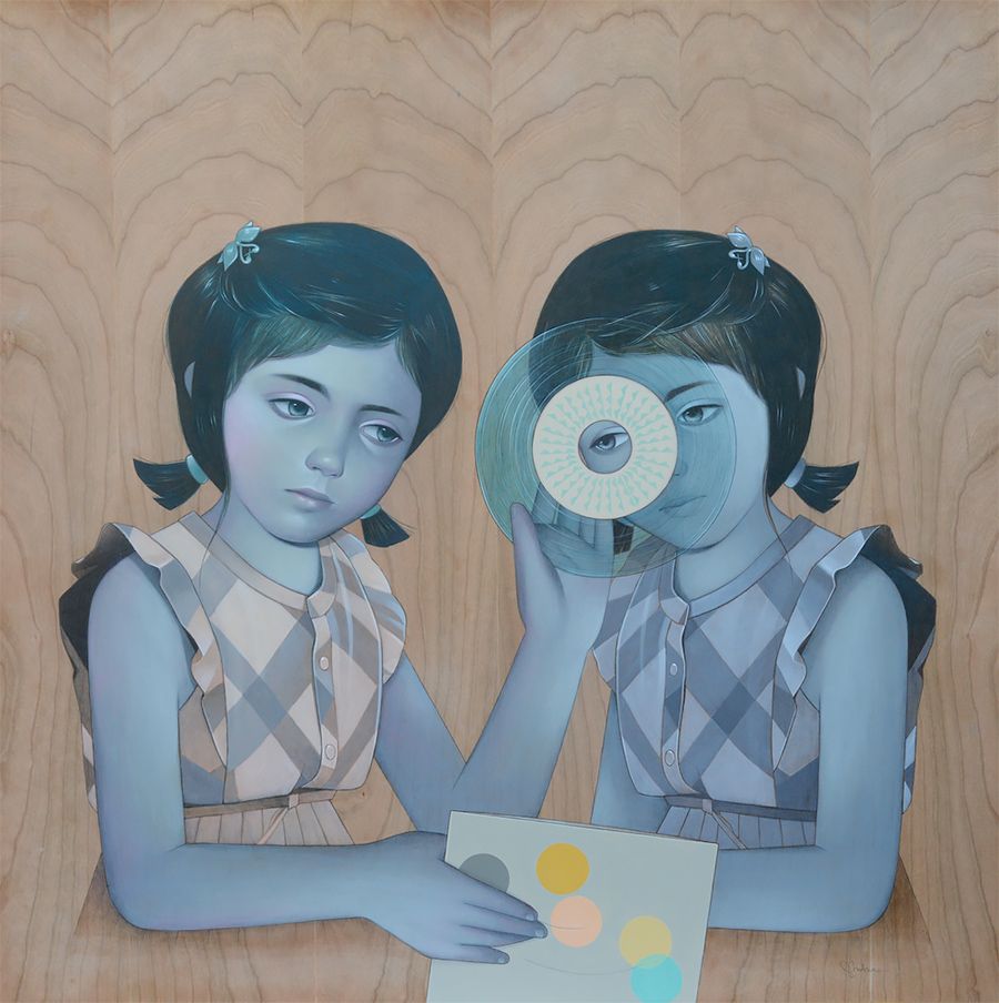 _bookcase's tweet photo. Figurative Paintings on Wood by Sean Mahan https://t.co/ihra8r6q9E https://t.co/FdNbBs8P2L
